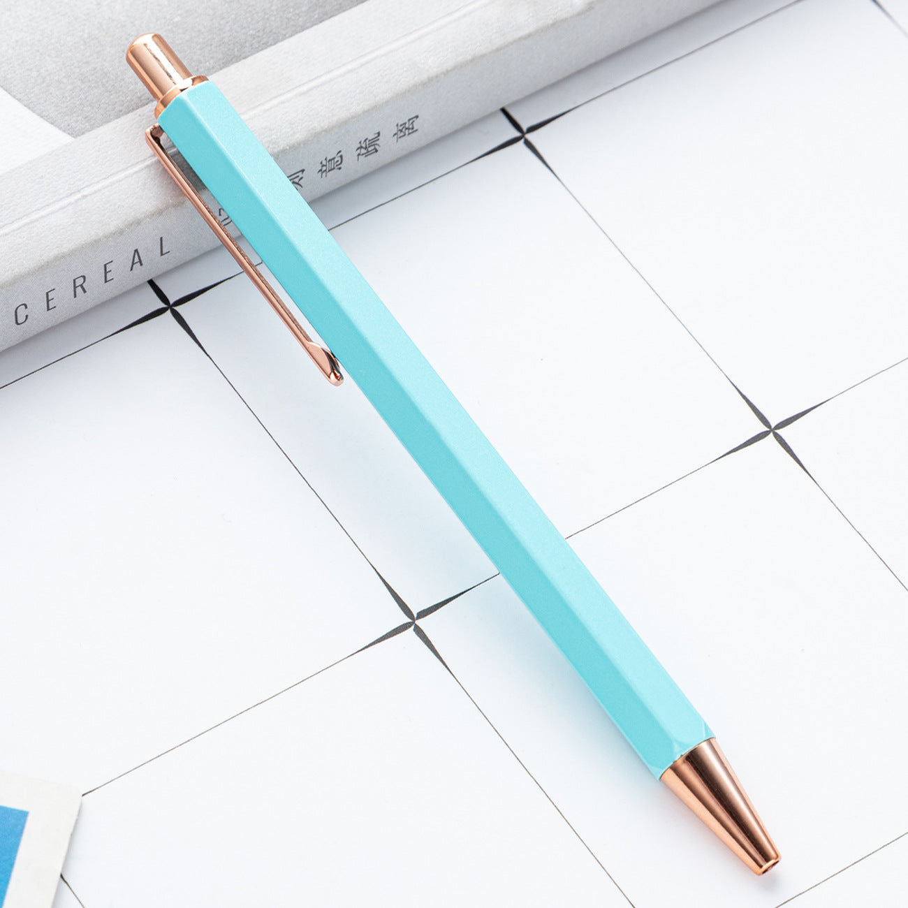 Wholesale Hexagonal Push Metal Ballpoint Pen